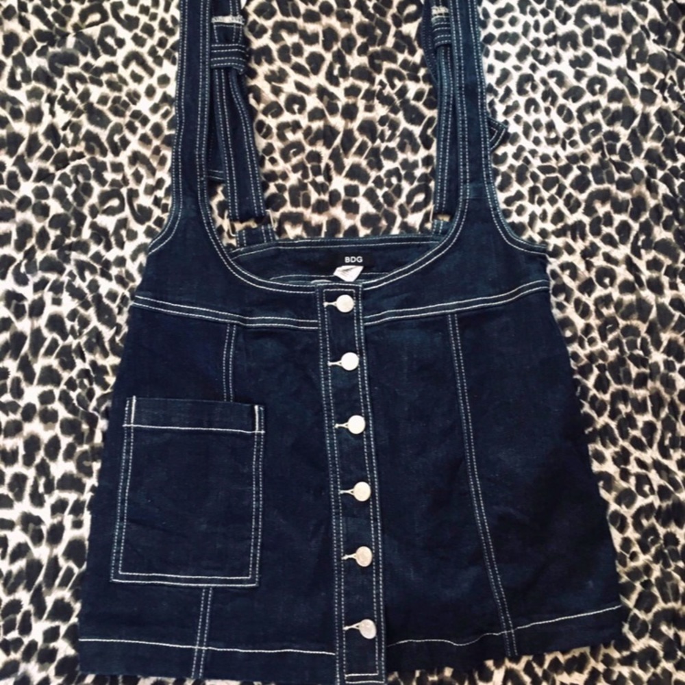 Vintage Overall Denim Skirt